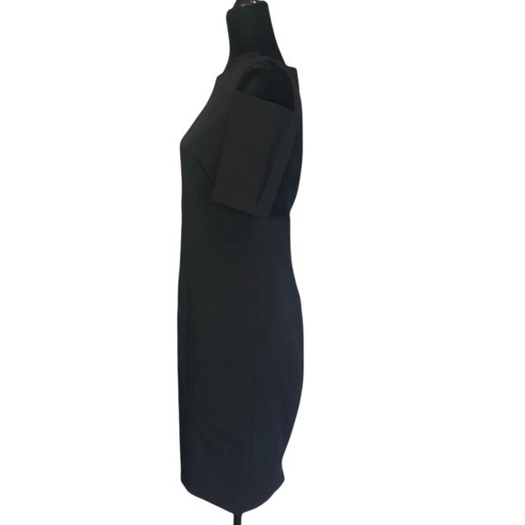 MICHAEL Michael Kors Cold Shoulder Little Black Dress - Picture 4 of 10